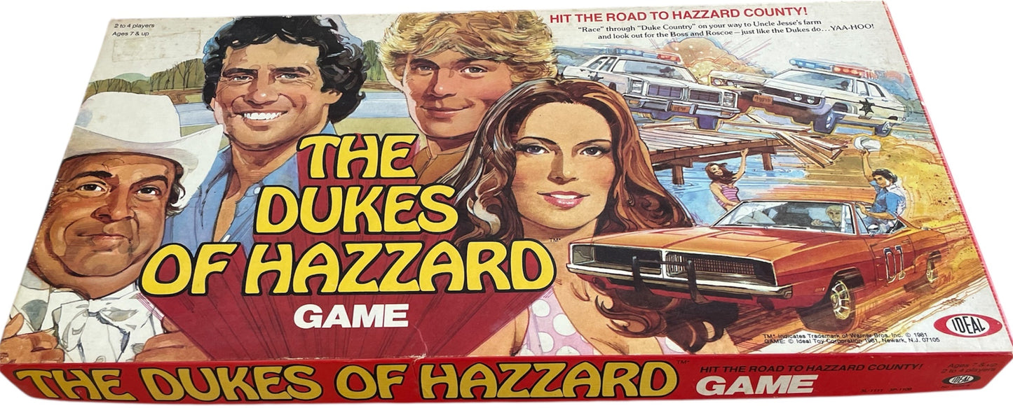 Vintage Ideals 1981 The Dukes Of Hazzard - Hit The Road To Hazzard County Board Game - Fantastic Condition In The Original Box