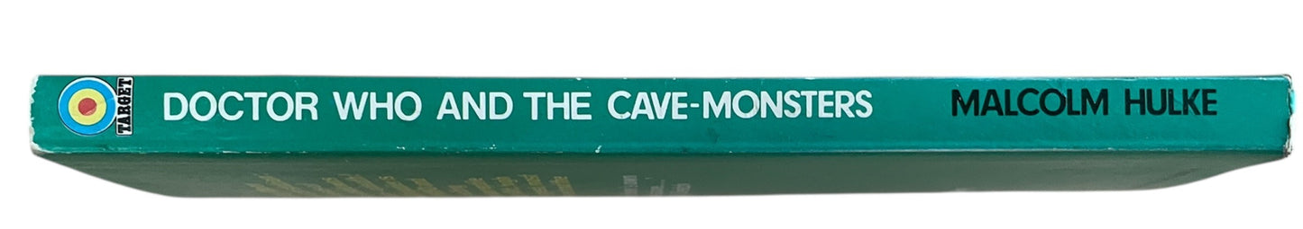 Vintage Target Books 1975 Dr Doctor Who And The Cave Monsters Novelization by Malcolm Hulke - Fantastic Condition