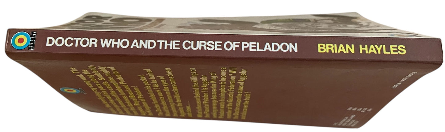 Vintage Target Books 1974 Dr Doctor Who And The Curse Of Peladon Paperback Novel First Edition 1974 By Brian Hayles - Fantastic Condition.