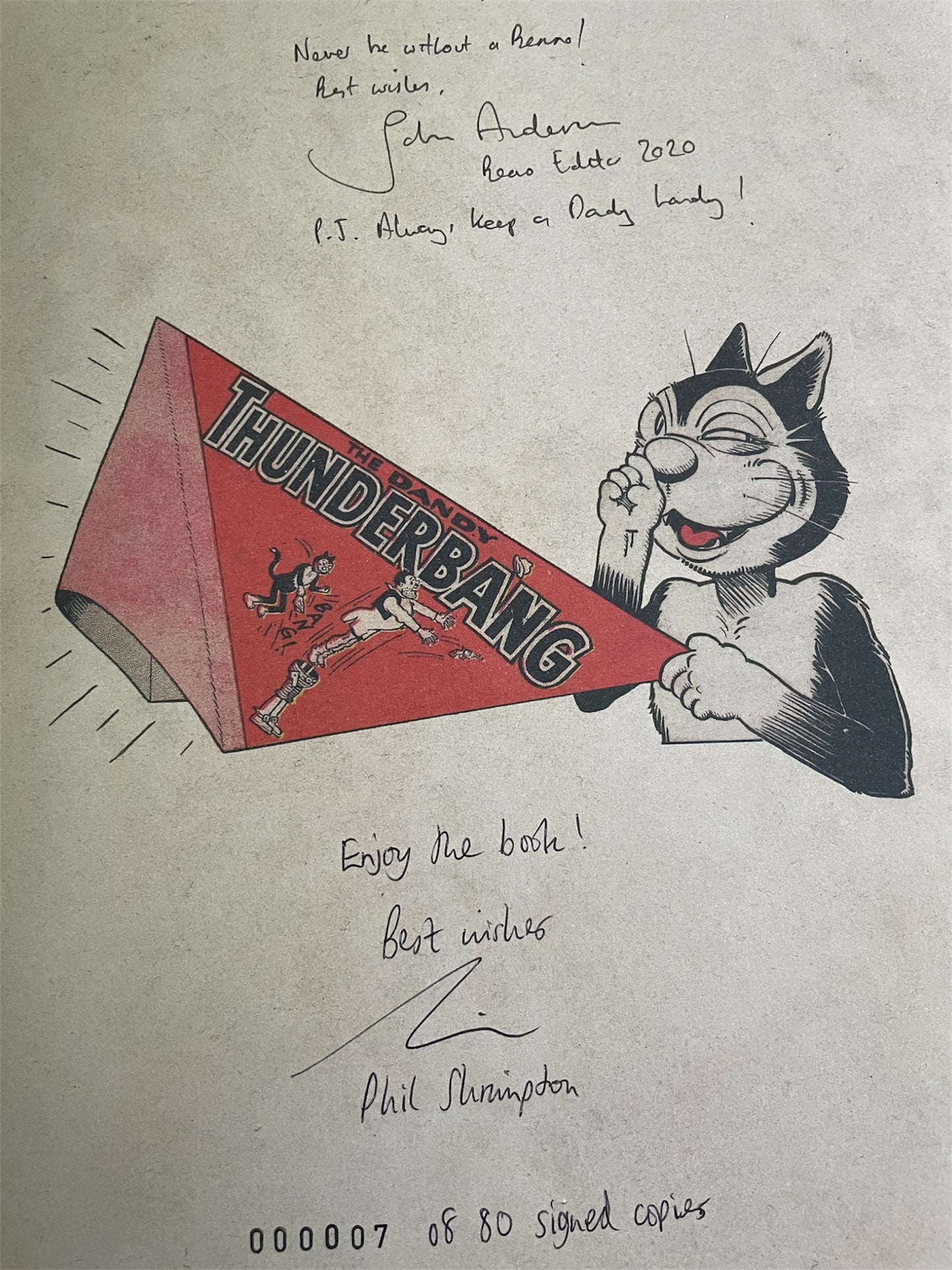 2019 The Beano And The Dandy Book 1937-1988 Classic Comic Covers Hardback Book Ltd Edition No. 7 of 880 Signed copies - Ex Shop Stock