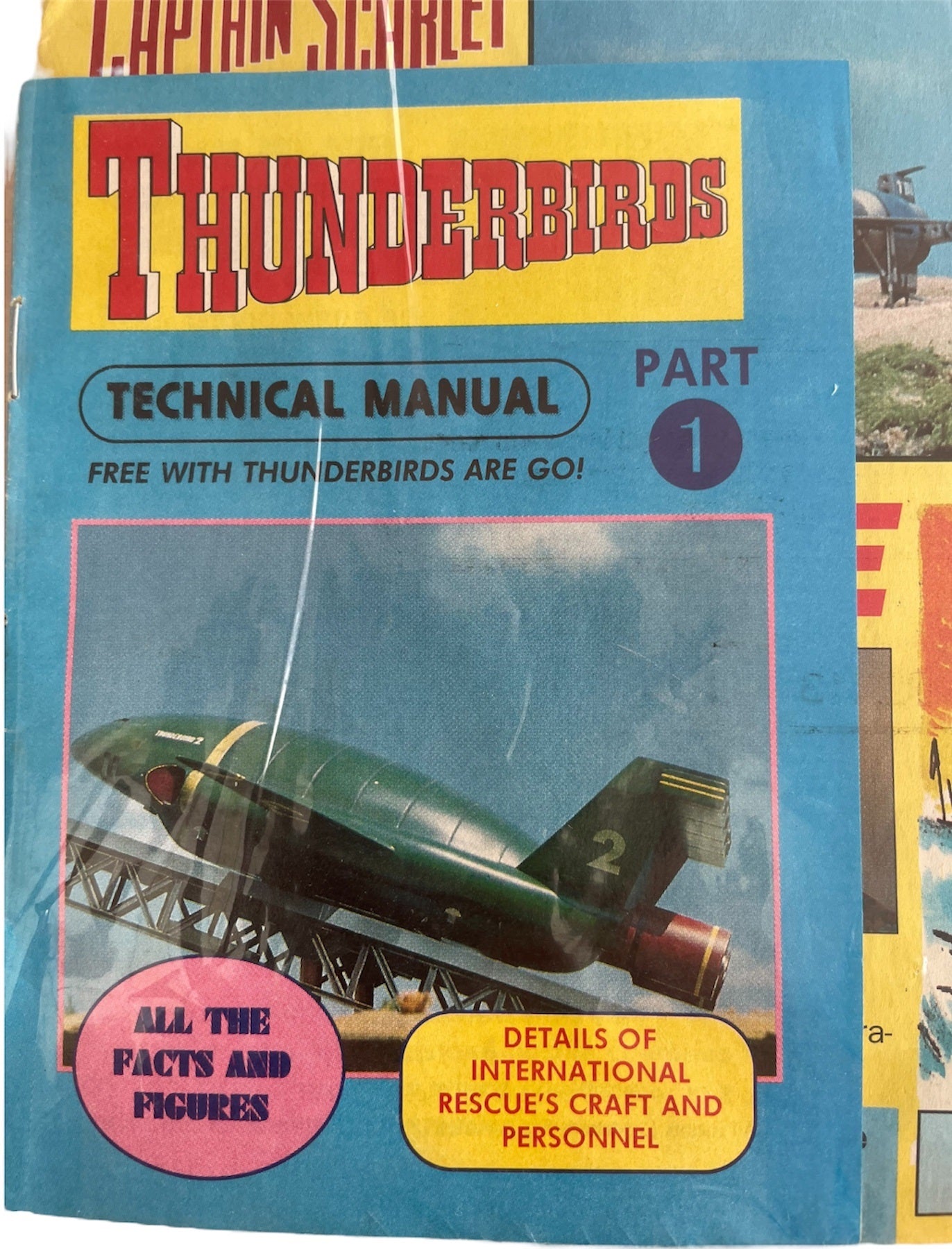 Vintage Rare Thunderbirds Are Go - Super New Edition Comic Magazine Issue No.1 May 13th 1995 - With Free Gift - Brand New Factory Sealed.