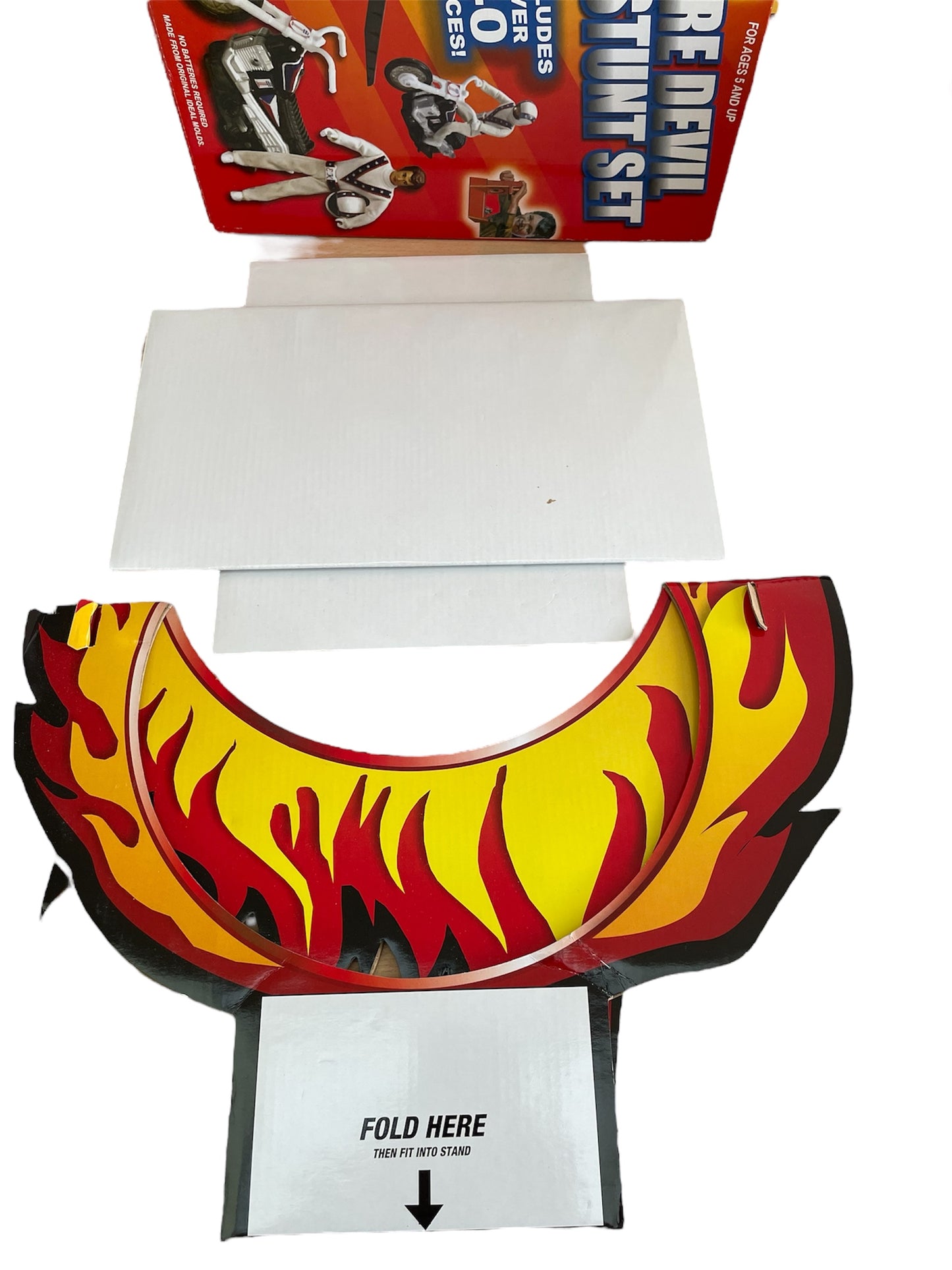 Vintage Slinky 2005 Evel Knievel Deluxe Dare Devil Stunt Set With Stunt Cycle By Ideal Complete In The Original Box - Former Shop Counter Display Set
