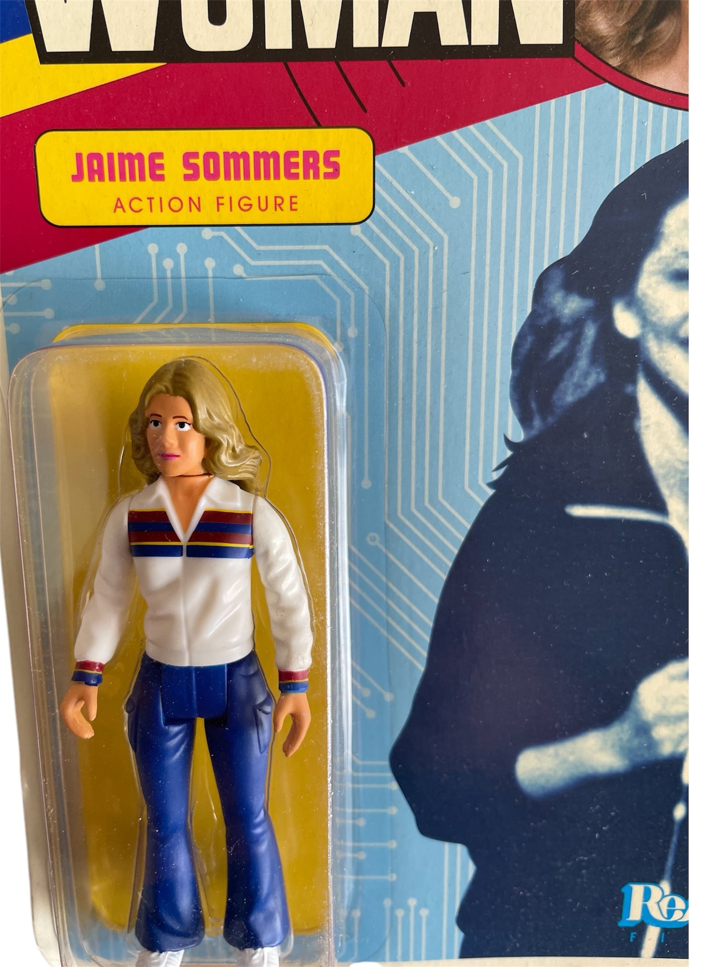 Super7 2021 The Bionic Women - Jamie Sommers 3 3/4" ReAction Action Figure - Brand New Factory Sealed Former Shop Stock.