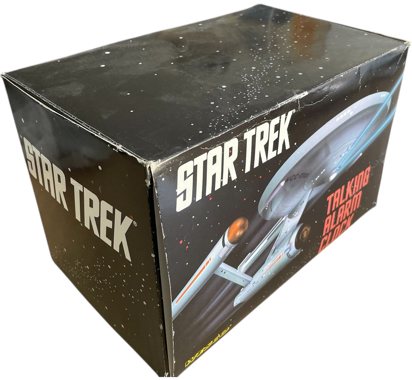 Vintage 1993 Star Trek The Original Series USS Enterprise NCC-1701 Talking Alarm Clock - Shop Stock Room Find