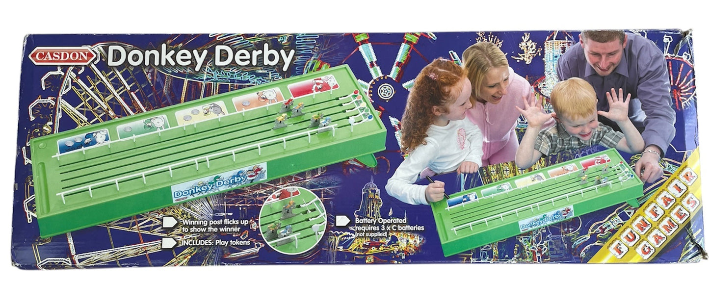 Vintage Casdon 2005 - Electronic Donkey Derby Game - Fantastic Condition - Fully Working - Complete In The Original Box