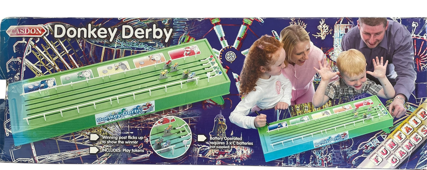 Vintage Casdon 2005 - Electronic Donkey Derby Game - Fantastic Condition - Fully Working - Complete In The Original Box