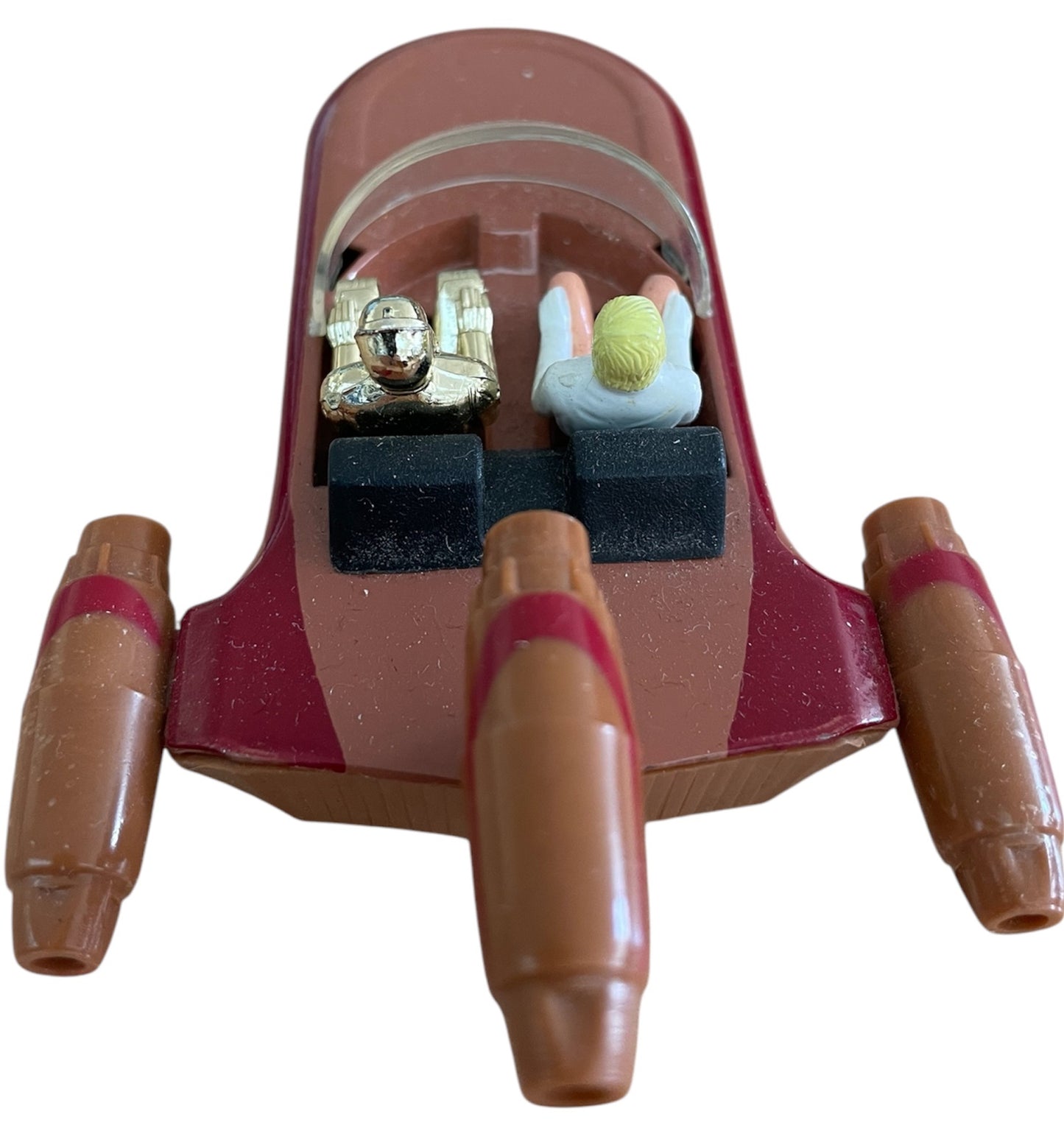 Vintage General Mills 1978 Kenner Star Wars - Luke Skywalkers Land Speeder Die-Cast Model With Luke And C3PO Figures - Very Good Conditioon