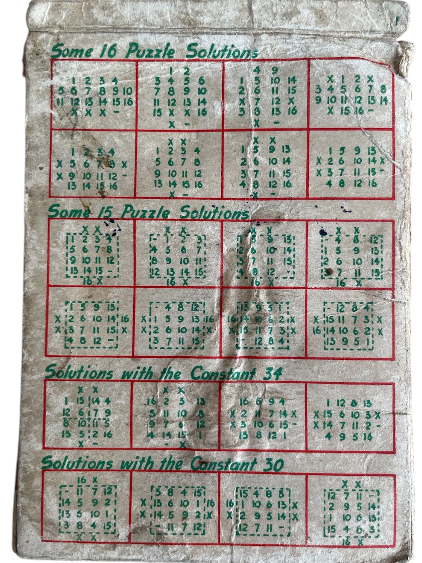 Vintage Fairylite 1950's / 1960's 16 Plus 3 Slide Puzzle With Solutions - Very Good Condition, - Fully Working - In The Original Box