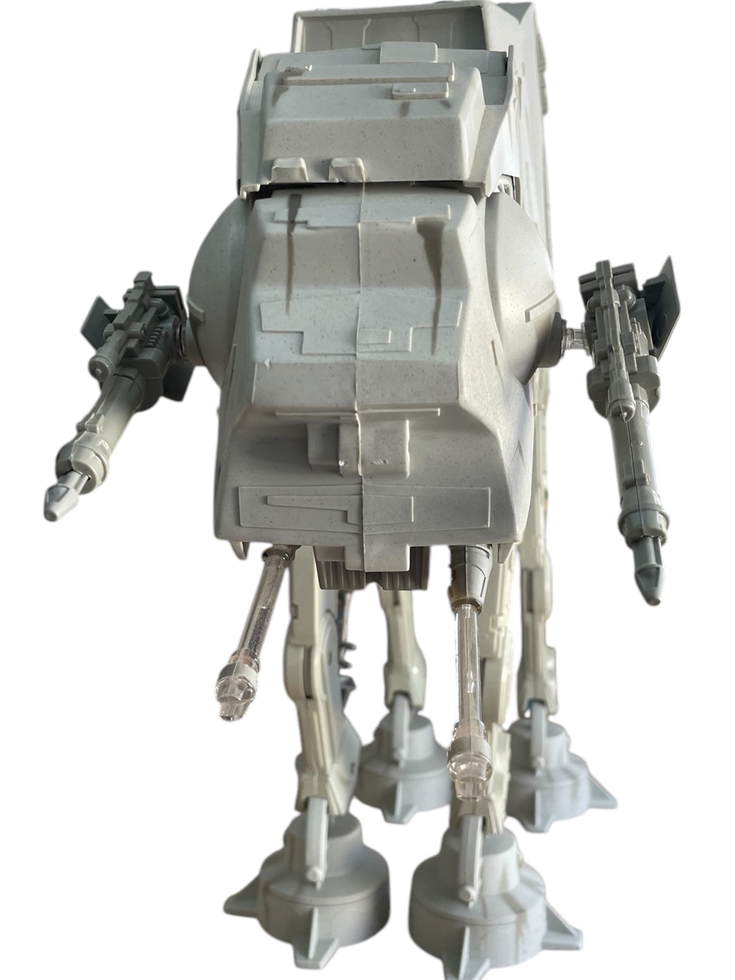 Vintage Kenner 1997 Star Wars The Power Of The Force Electronic AT-AT Imperial All Terrain Armoured Transport Walker Vehicle With 2 Exclusive Action Figures - Former Shop Counter Display Set