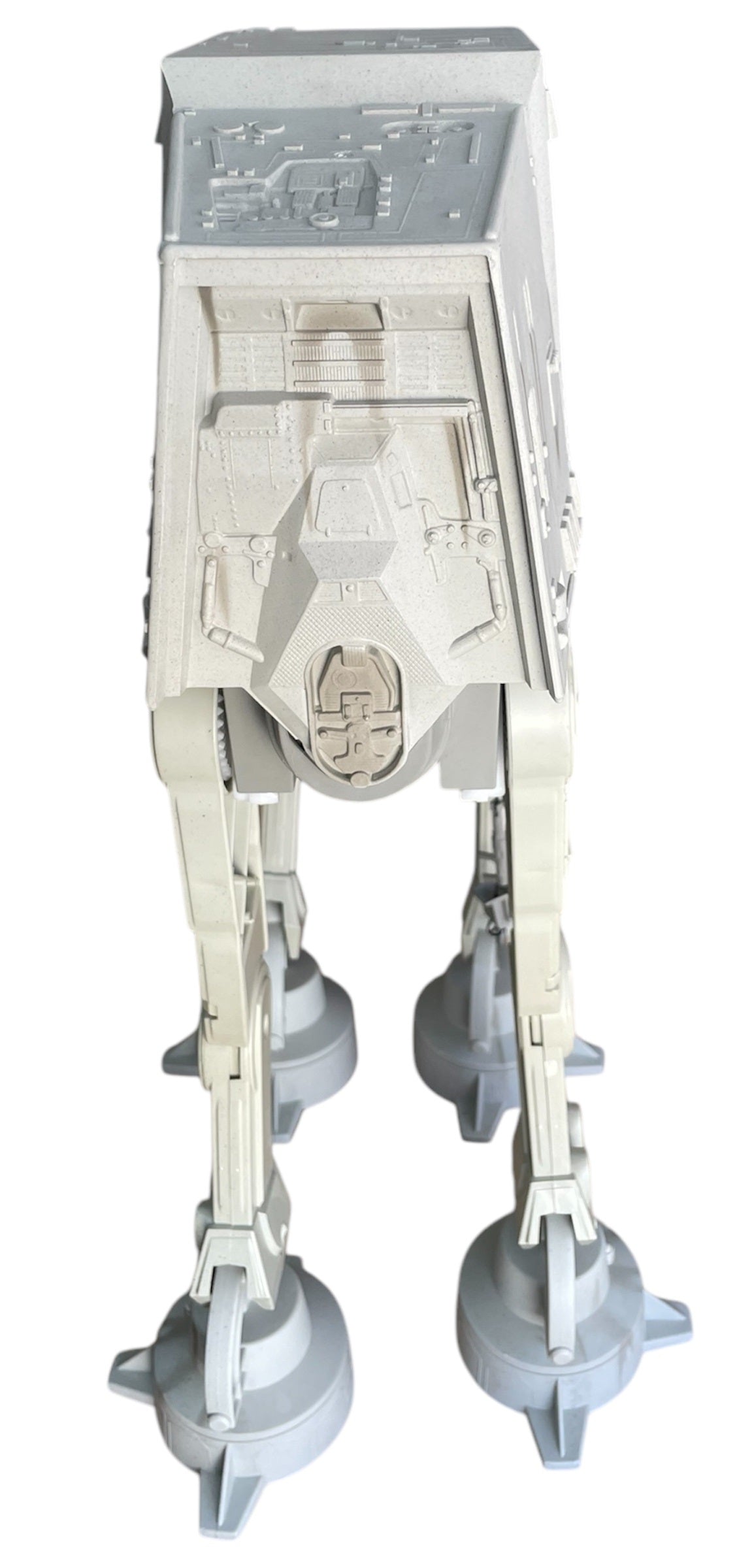 Vintage Kenner 1997 Star Wars The Power Of The Force Electronic AT-AT Imperial All Terrain Armoured Transport Walker Vehicle With 2 Exclusive Action Figures - Former Shop Counter Display Set