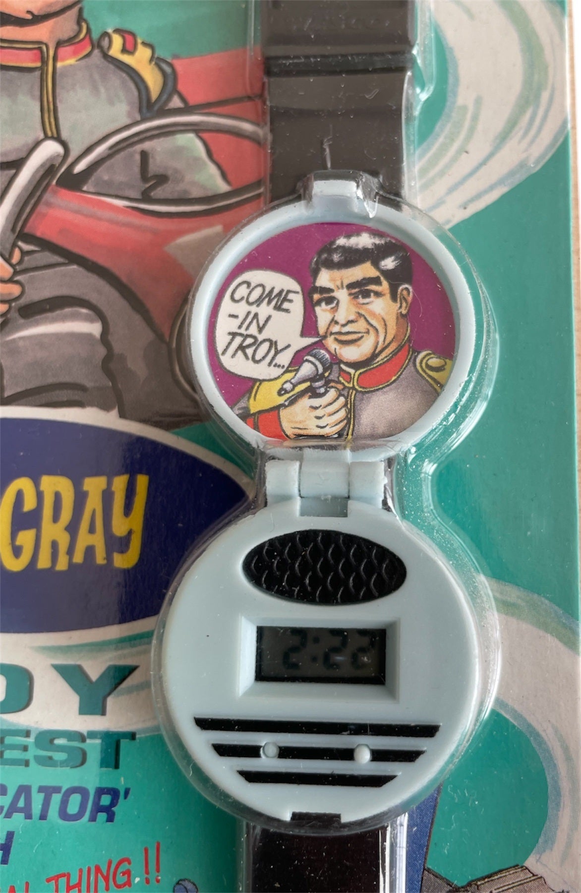 Vintage 1992 Gerry Andersons Stingray Captain Troy Tempest Communicator Watch - Brand New Factory Sealed Shop Stock Room Find
