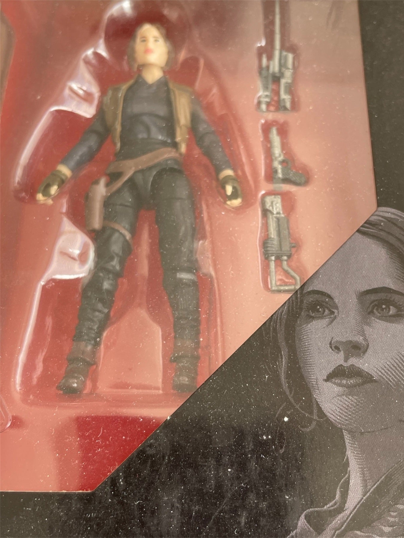 Star Wars 2016 The Black Series Sergeant Jyn Erso 10cms Action Figure CO662 - Brand New Factory Sealed Former Shop Stock