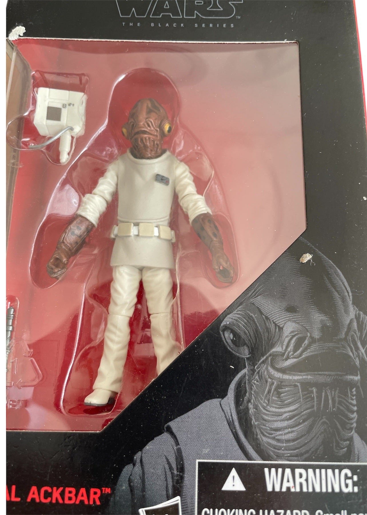 Star Wars 2016 The Black Series Admiral Ackbar 10cms Action Figure - Brand New Factory Sealed Shop Stock Room Find
