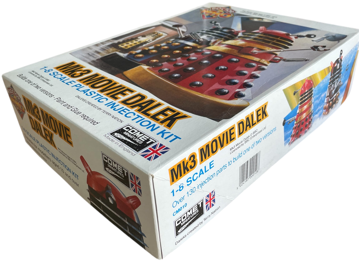 Vintage Comet Miniatures 1993 Dr Who Mk3 Movie Dalek 1-8 Scale Plastic Injection Model Kit - Shop Stock Room Find