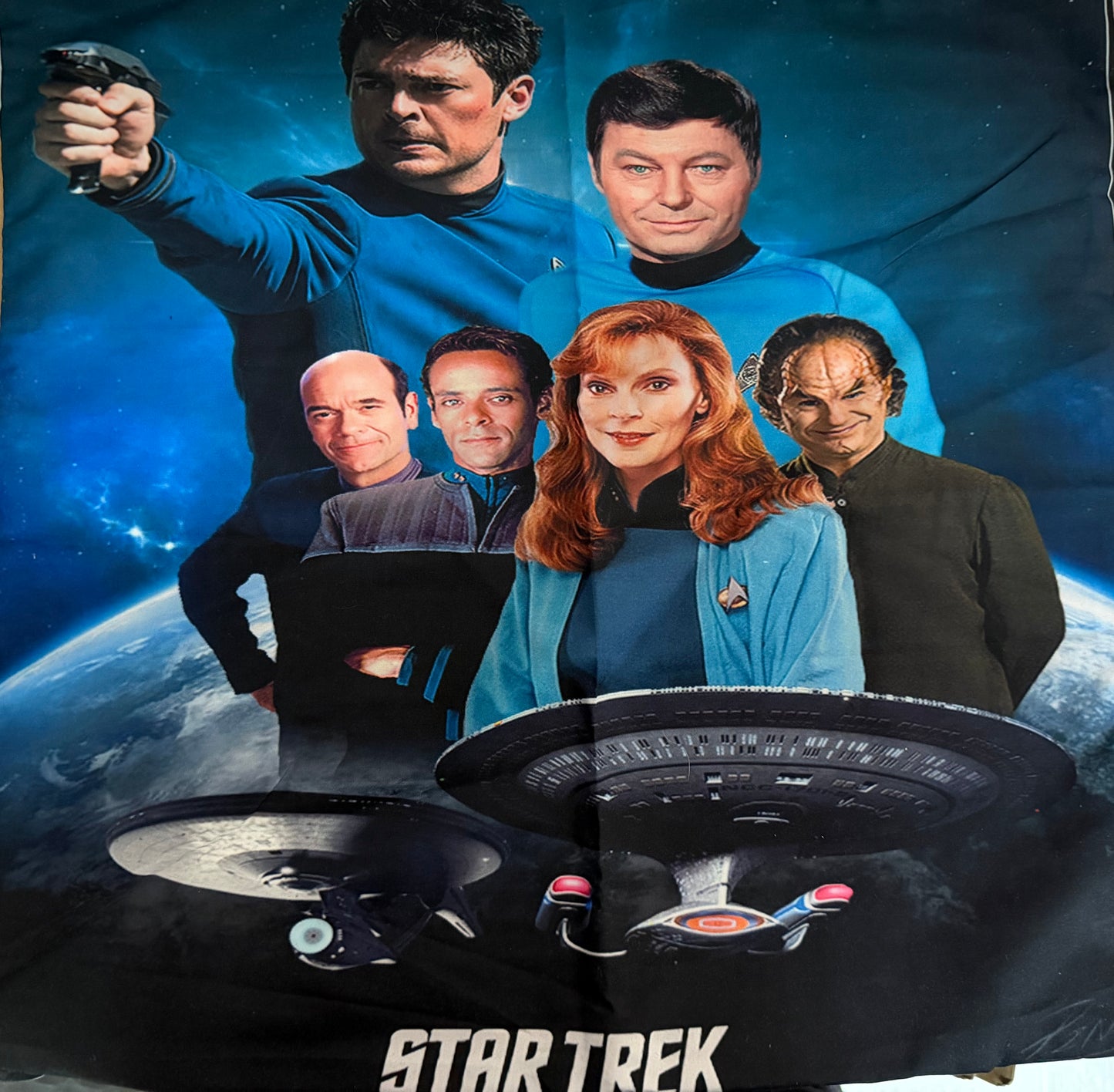 Vintage 2010 Star Trek The Doctors Cushion / Pillow Case Cover Printed - Brand New Factory Sealed