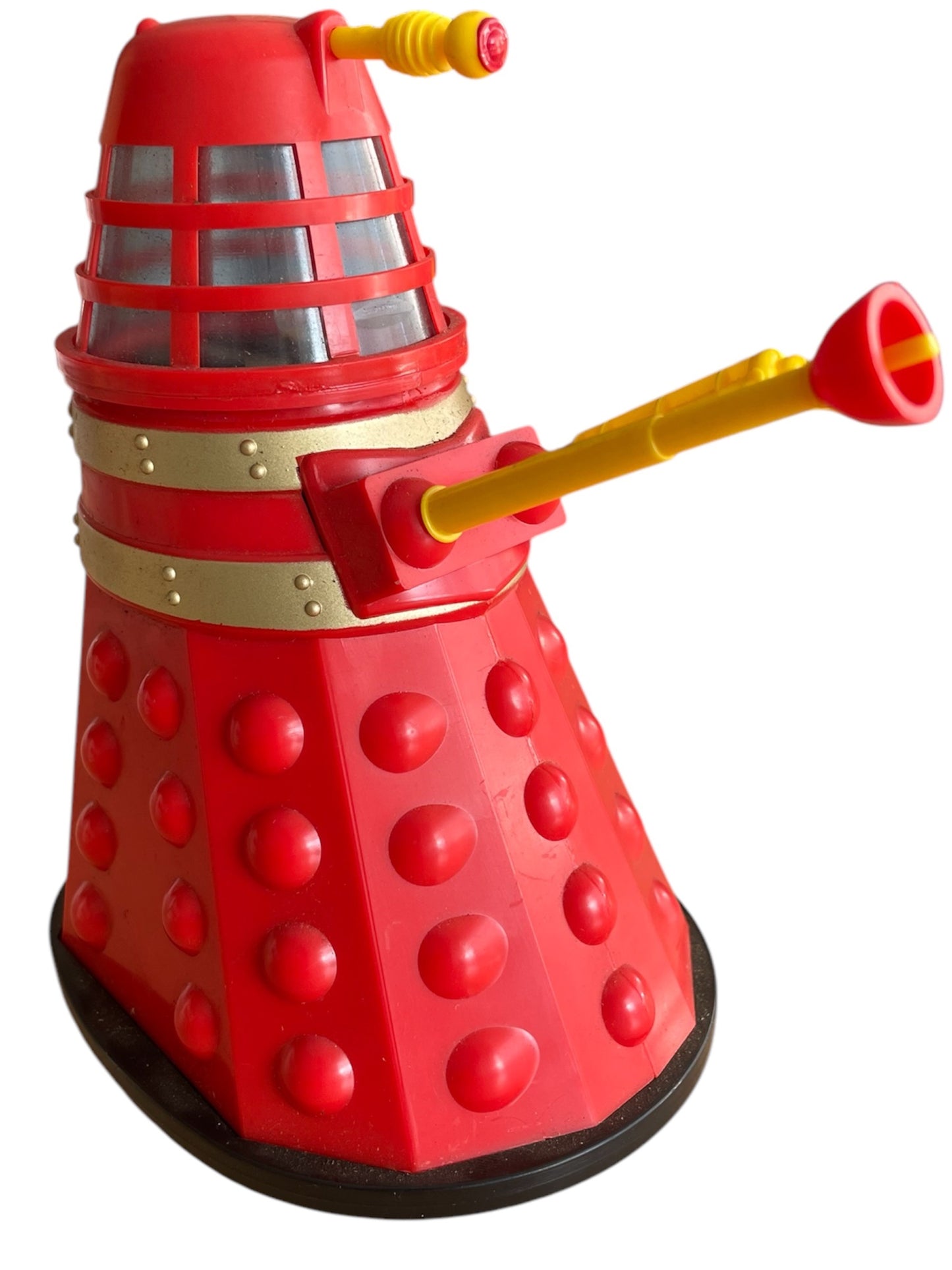 Vintage Louis Marx 1974 Doctor Dr Who Robot Action Battery Operated Red Dalek - Fully Working In The Original Box