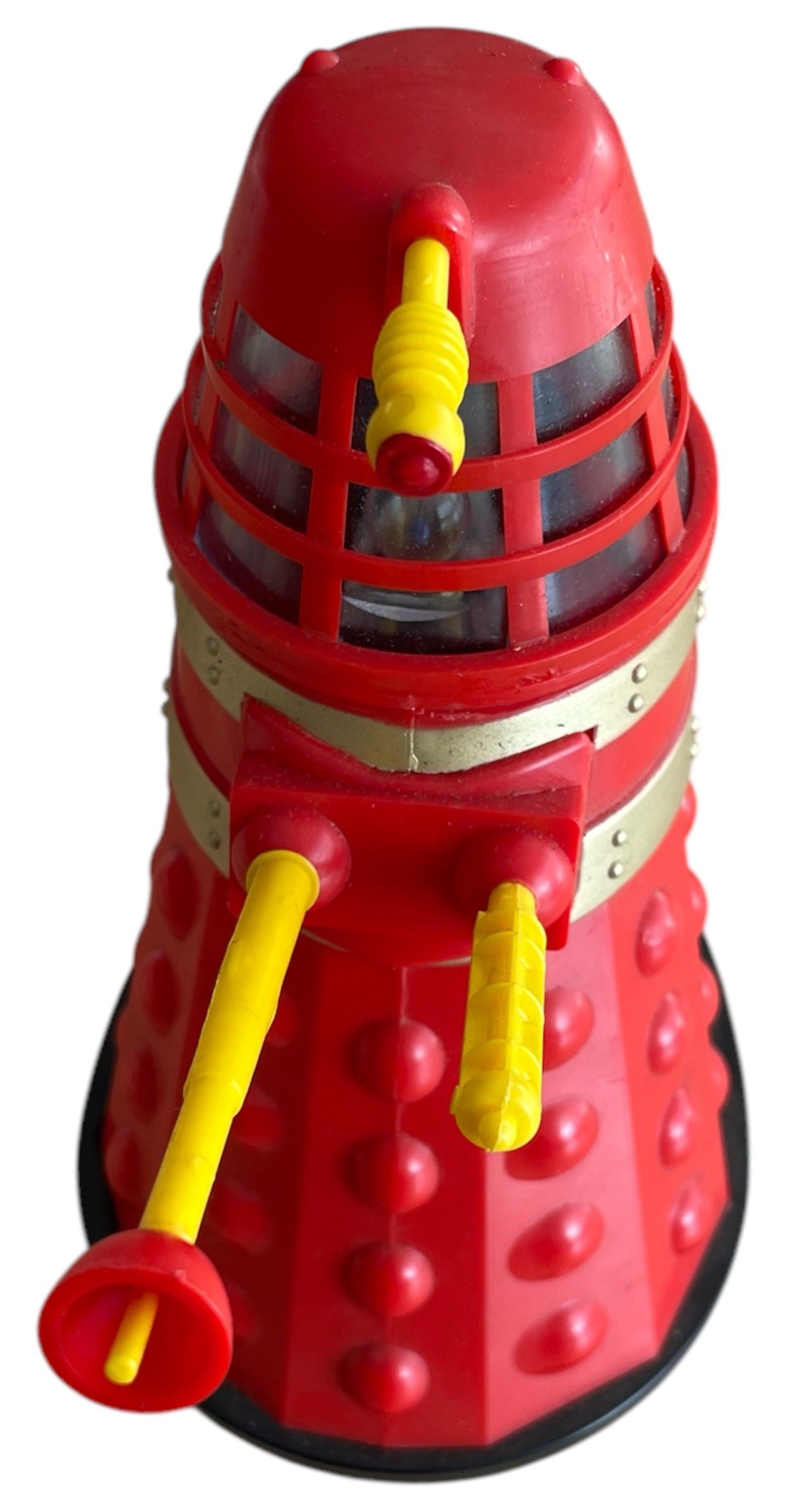 Vintage Louis Marx 1974 Doctor Dr Who Robot Action Battery Operated Red Dalek - Fully Working In The Original Box