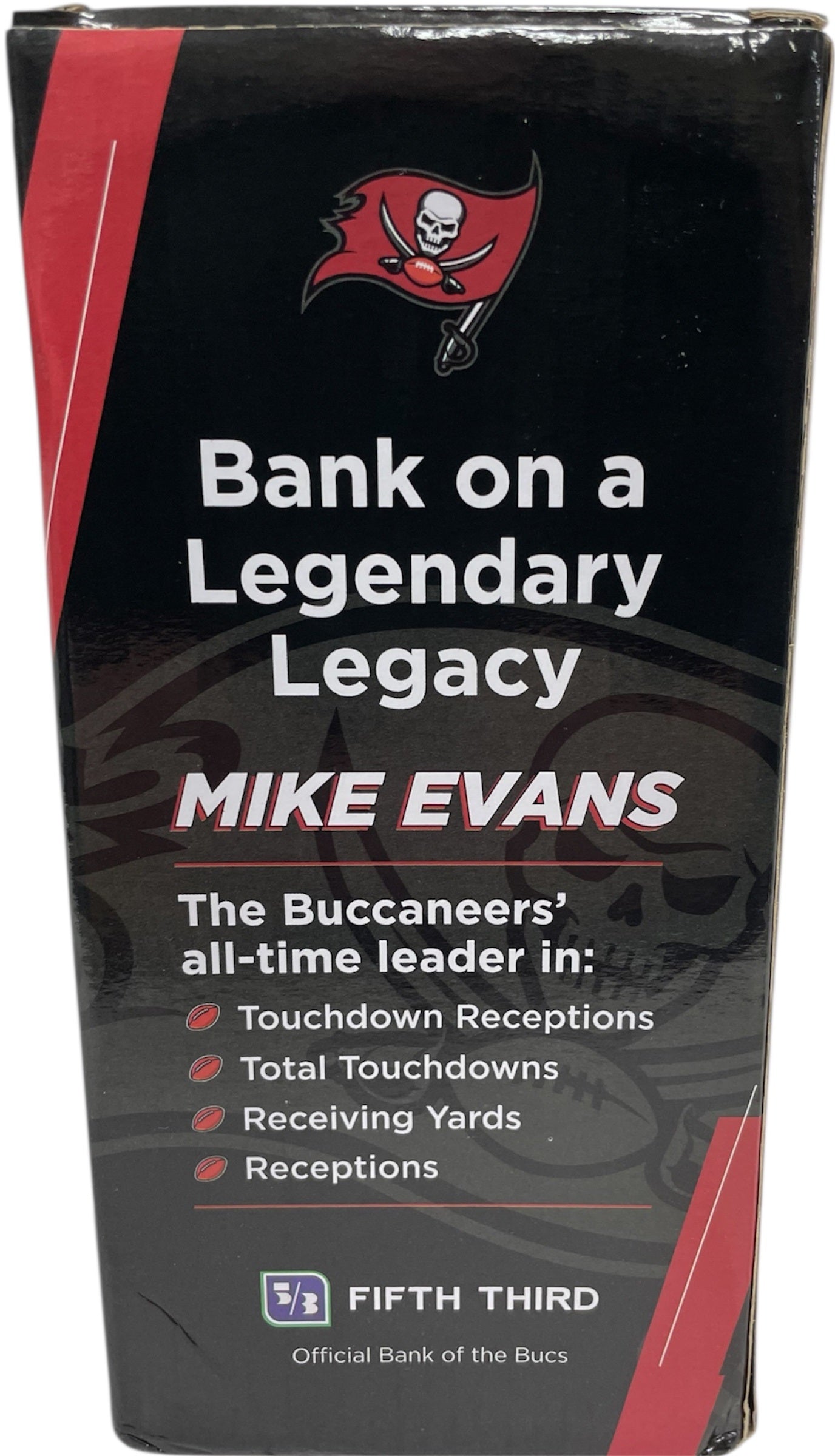 Mike Evans - Tampa Bay Buccaneers Fifth Third 5/3 Original NFL American Football Bobble Head Figure - Mint In Sealed Box