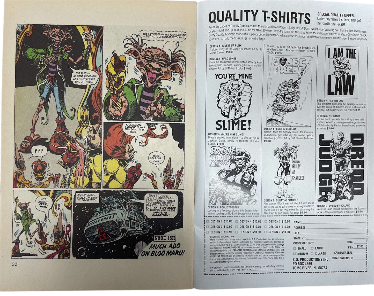 Vintage Quality Comics 1988 Rogue Trooper Comic Issue No. 35 - Very Good Condition (7.0) - Ex Shop Stock (Copy)