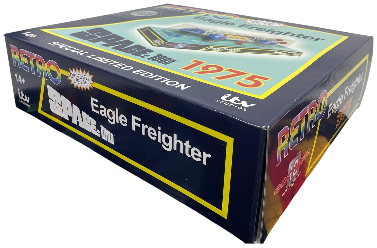 2019 Sixteen 12 Gerry Andersons Space 1999 - Limited Edition Retro Die-Cast Metal Blue 12" Eagle Freighter - Brand New Ex Shop Stock