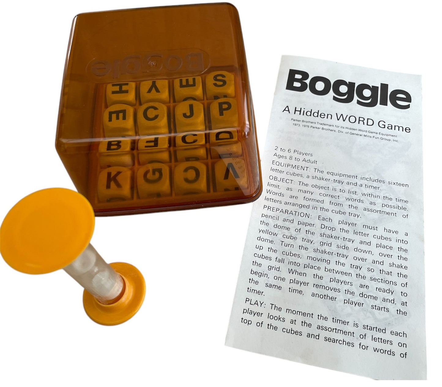 Vintage 1975 Boogle - Palitoys Hidden Word Game - Fantastic Condition 100% Complete In The Original Box