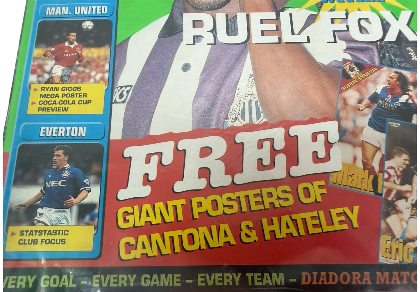 Vintage Match Weekly All-Star Football Magazine Saturday Feb 12 1994 With Free Giant Posters - Factory Sealed Unsold Ex Shop Stock