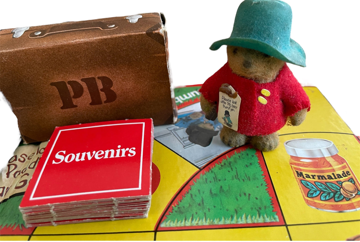 Vintage Whitman 1975 - Paddingtons Bear Travels Board Game - Based On The Highly Popular Television Program - Very Good Condition and Complete In The Original Box