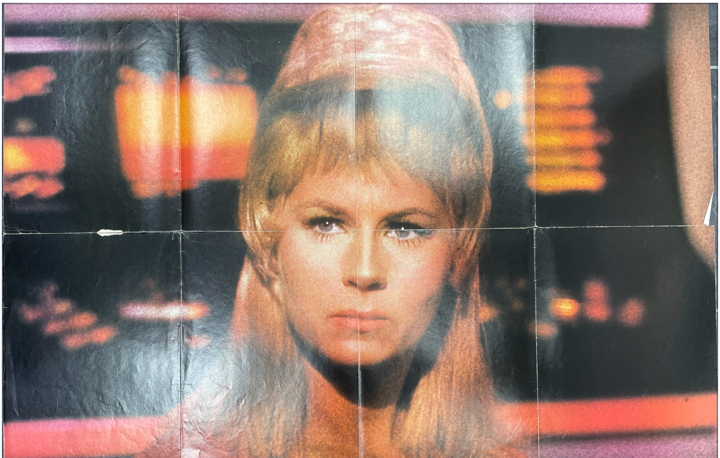 Vintage 1977 Star Trek The Original Series Giant Poster Book Voyage Twelve Stardate 7708.01