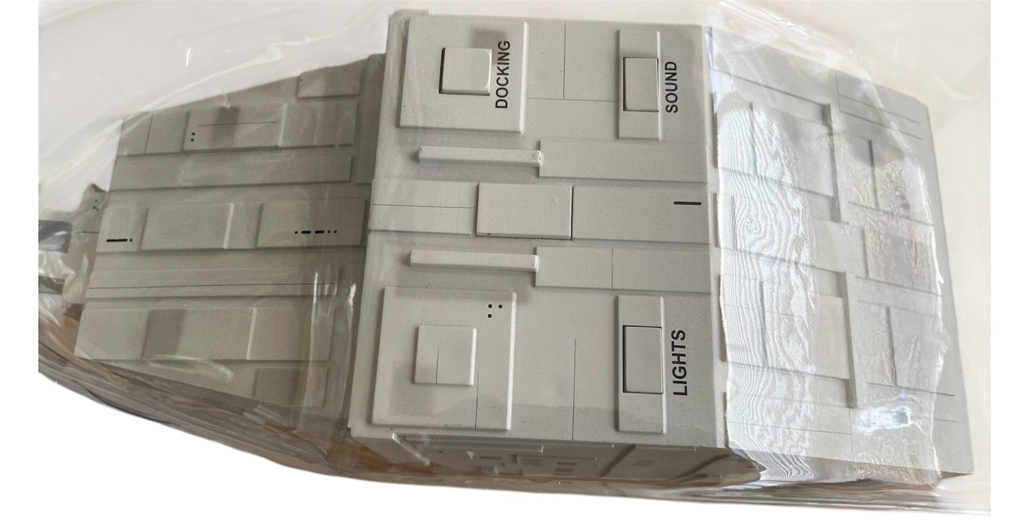 2021 Sixteen 12 Gerry Andersons Space 1999 Electronic Alpha Moonbase Launch Pad With Lights And Sounds And Includes A Micro Eagle One Transporter Highly Detailed Collectors Model - Brand New Factory Sealed