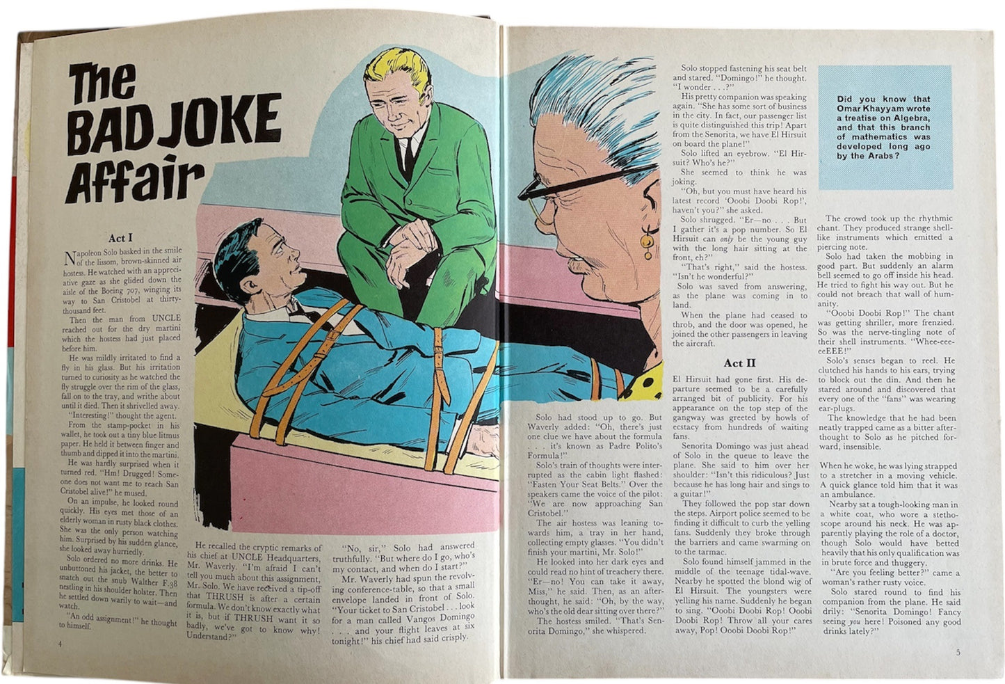Vintage The Man From UNCLE Annual 1969 - Fantastic Condition