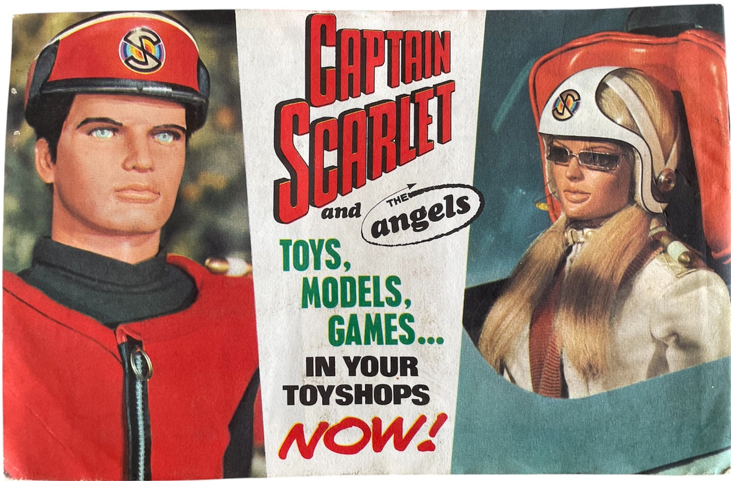 Vintage Gerry Andersons 1968 Ultra Rare Captain Scarlet And The Mysterons Spectrum File Sticker Book - Issued Free With TV21 Magazine