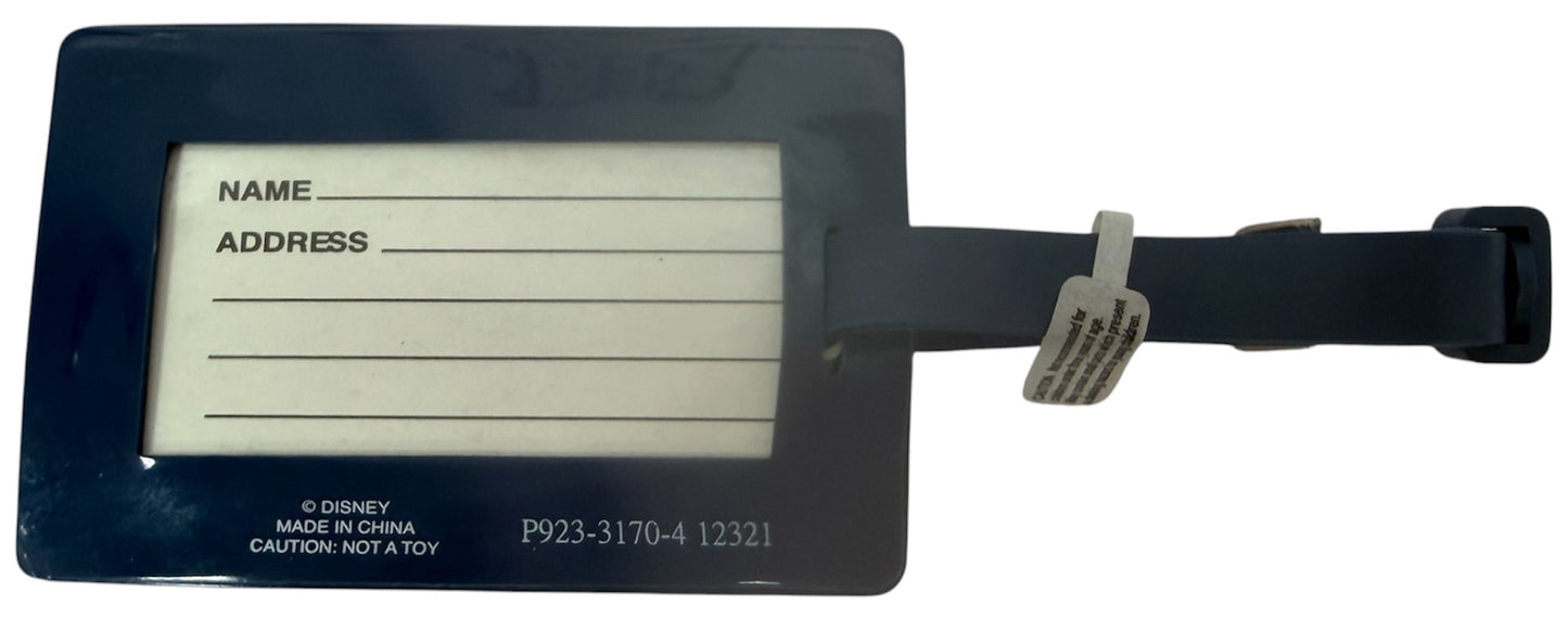 Vintage 2005 Walt Disney World Vacation Club Member Soft Plastic Luggage Tag Feturing Mickey Mouse - Brand New Unused.