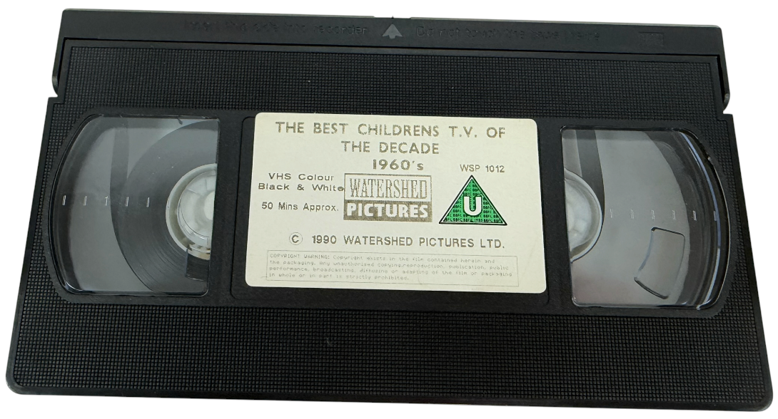 Vintage 1990 - The Best Children's TV Of The Decade 60's VHS Video Cassette UK PAL Format - Ex Shop Stock