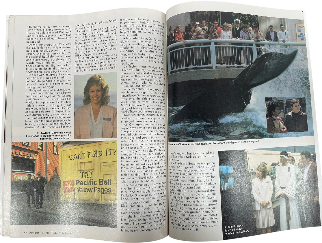 Vintage 1986 Starlogs Star Trek IV The Voyage Home Official Movie Special Deluxe Edition - Magazine