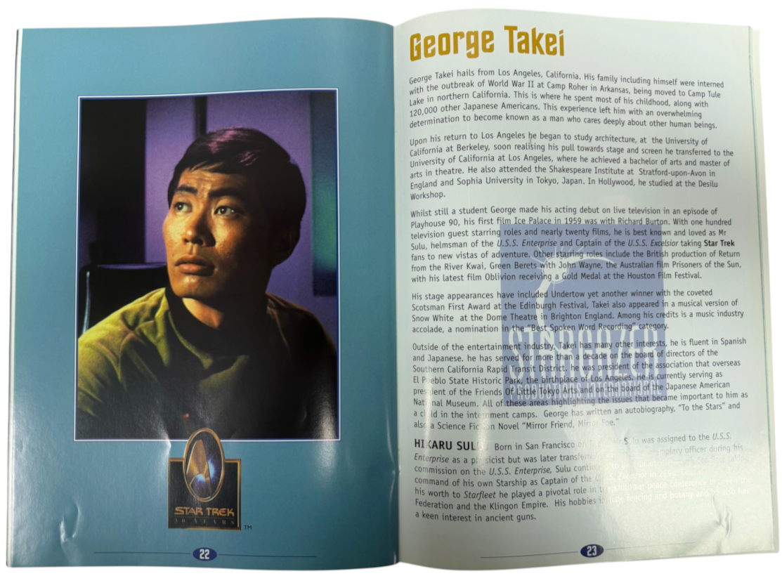 Vintage 1996 Star Trek Generations II Convention Brochure - Royal Albert Hall - 30th Anniversary - Rare ProgrammeC