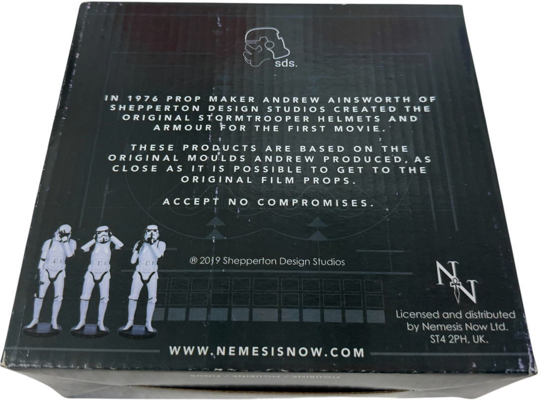Star Wars 2019 Nemesisnow Original Stormtrooper Set Of 3 Wise Stormtroopers 5 1/2" Figurine Set - Brand New Ex Shop Stock