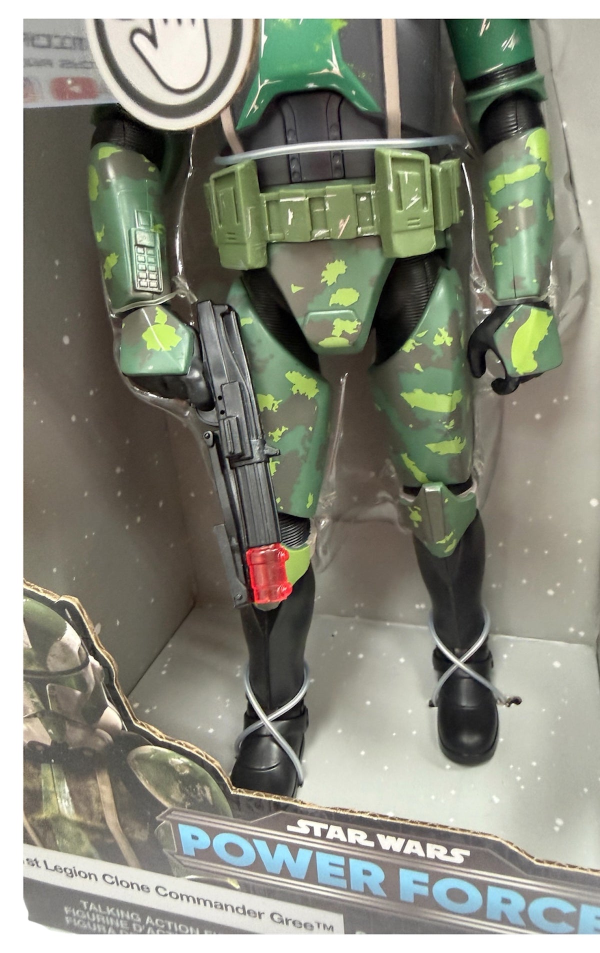 2024 Star Wars Power Force Clone Commander Gree Talking Action Figure - MINT Condition Ex Shop Stock