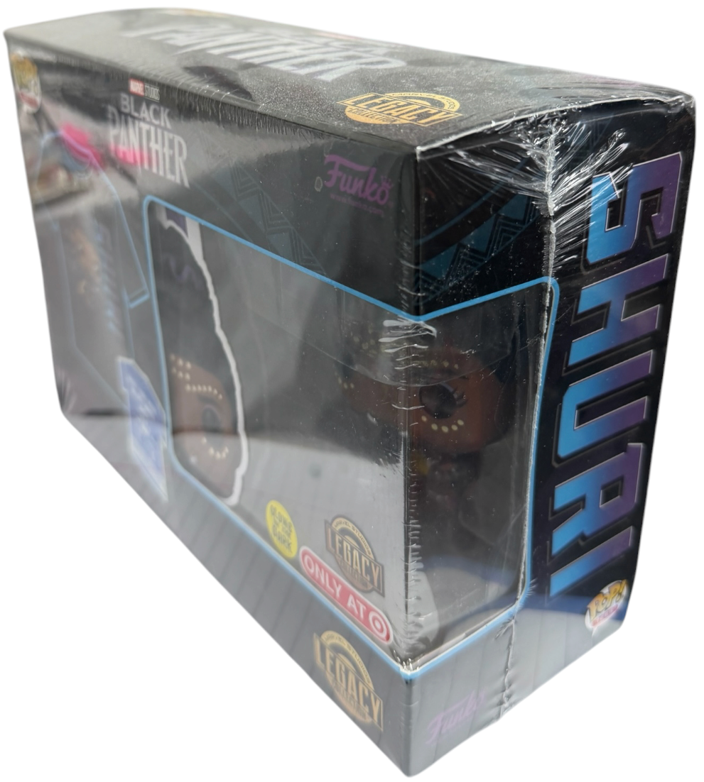 2022 Funko Pop & Tee Marvel Black Panther Shuri Size L Glow In The Dark MINT Condition & Factory SEALED Ex Shop Stock