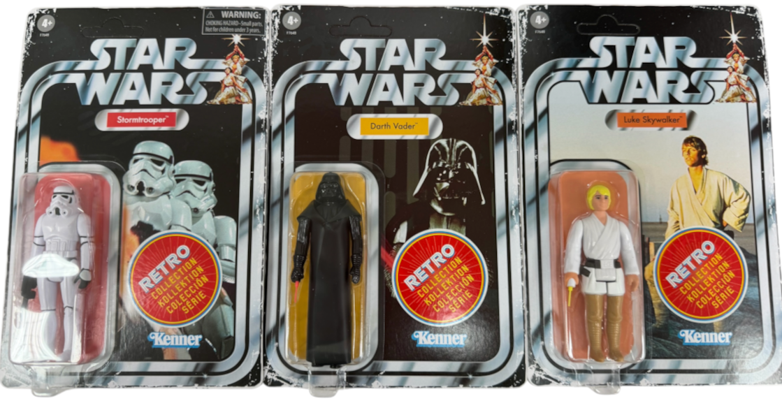 Kenner 2021 Star Wars Retro Collection - A New Hope Action Figure Box Set Of All 6 Figures - Brand New Factory Sealed Ex Shop Stock