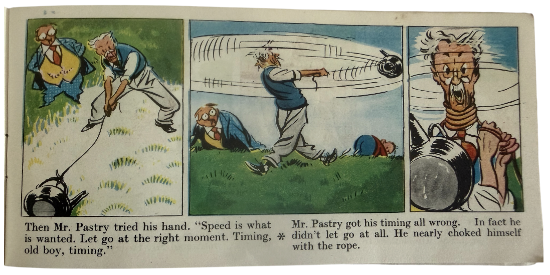Vintage 1951 TV Comics - Mr Pastry's Sportsday T.V. Mini Comic Book No. 4 - Rare Copy - Ex Shop Stock (6.0 Grade)