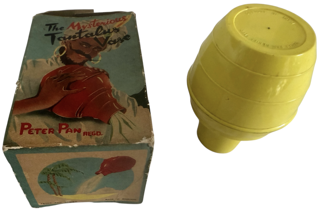 Vintage 1950's Peter Pan Playthings Series The Mysterious Tantalus Vase Magic Trick -Fantastic Condition In The Original Box