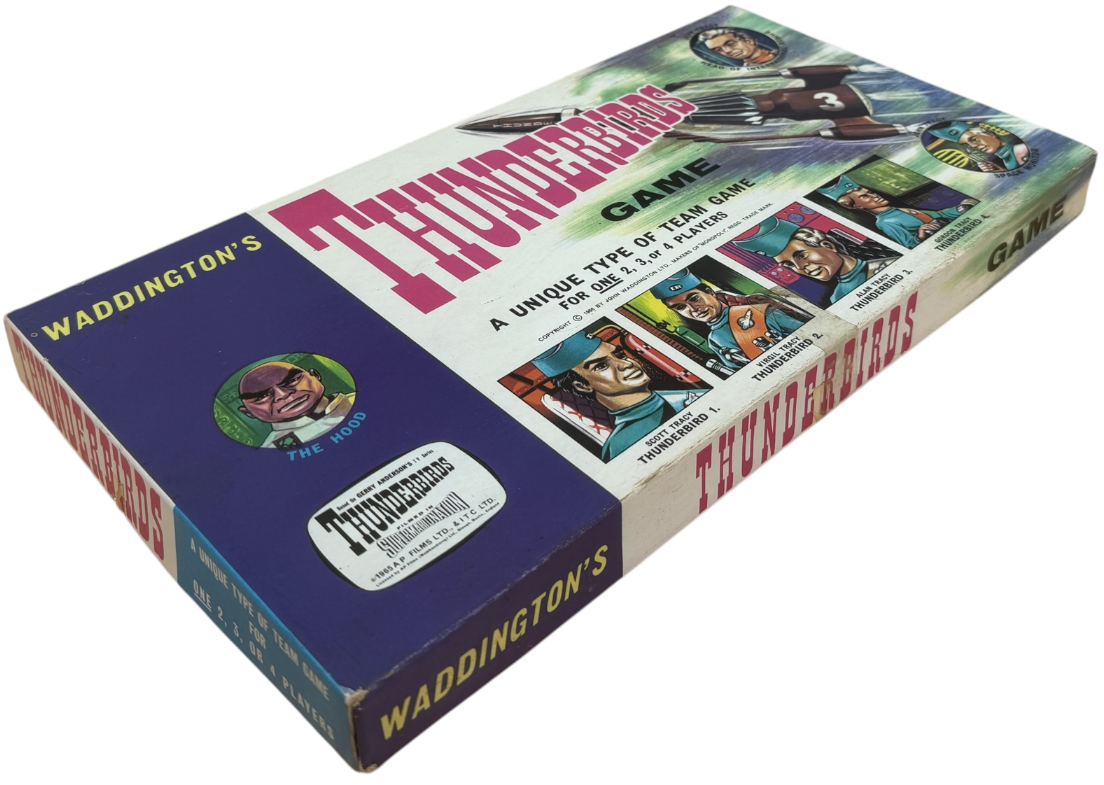 Vintage Waddingtons 1966 Gerry Andersons Thunderbirds The Board Game - Fantastic Condition 100% Complete - In The Original Box