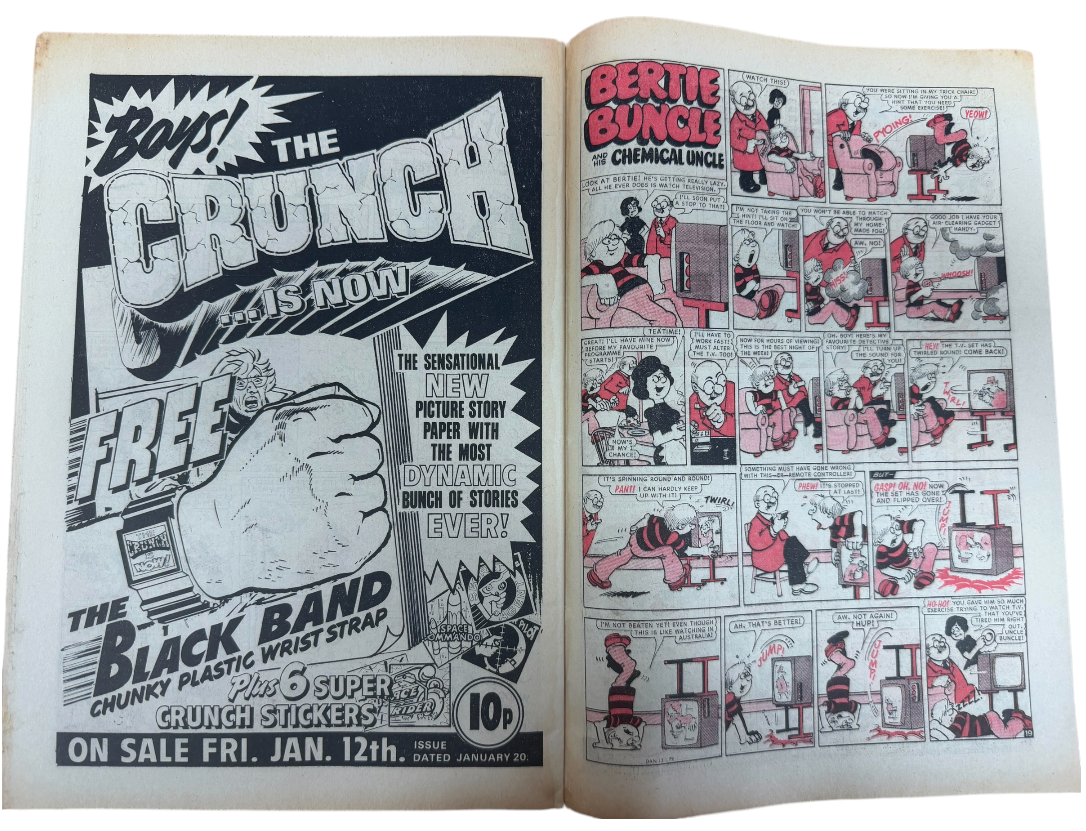 Vintage 1979 The Dandy Weekly Boys And Girls Comic Issue No. 1938 January 13th 1979 By D C Thompson & Co (3.5 Grade)