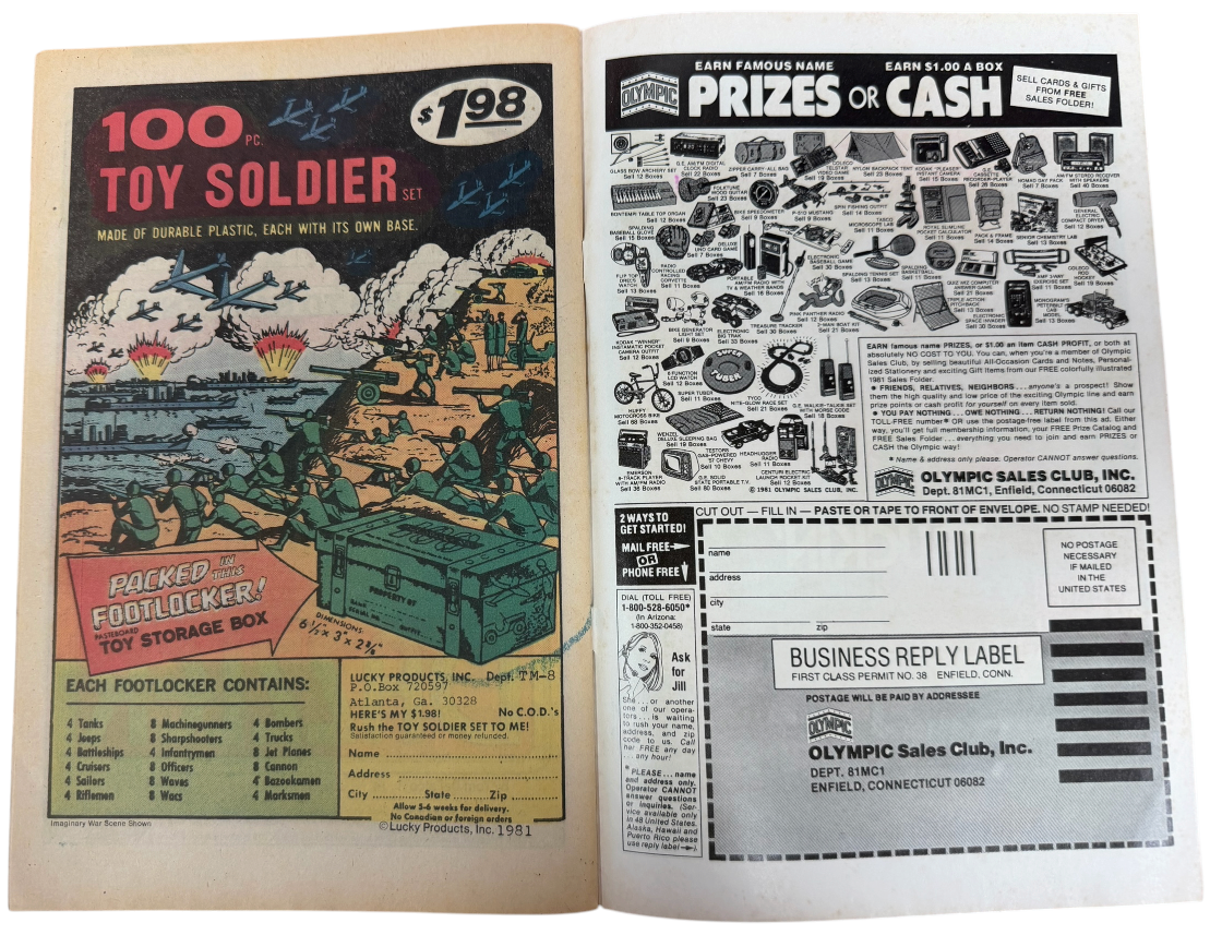 Vintage 1981 Marvel Comics - Star Trek Comic Issue No.13 April 1981 - Ex Shop Stock (Grade 6.0)