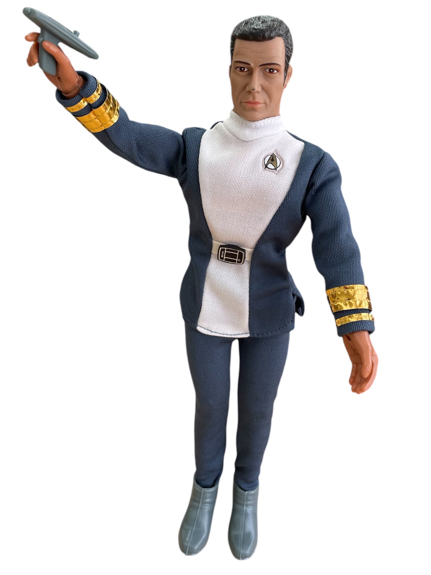 Vintage Mego 1979 Star Trek The Motion Picture 12 inch Captain / Admiral Kirk Action Figure - Nr Mint Condition - Former Shop Counter Display Figure