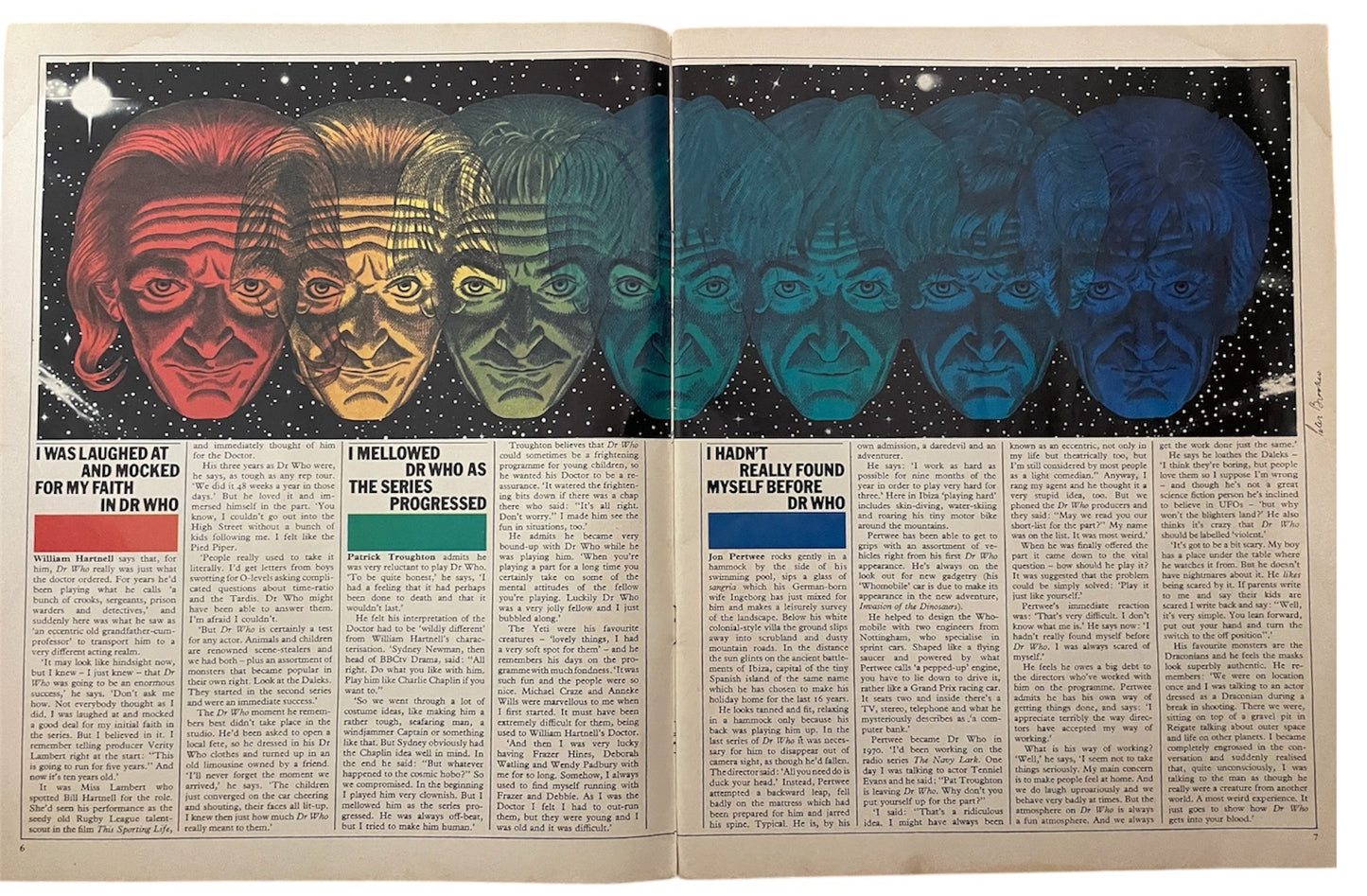 Vintage 1973 Original The Radio Times Doctor Dr Who 10th Anniversary Special Magazine Includes How To Build Your Own Dalek - Very Good Condition Vintage Magazine