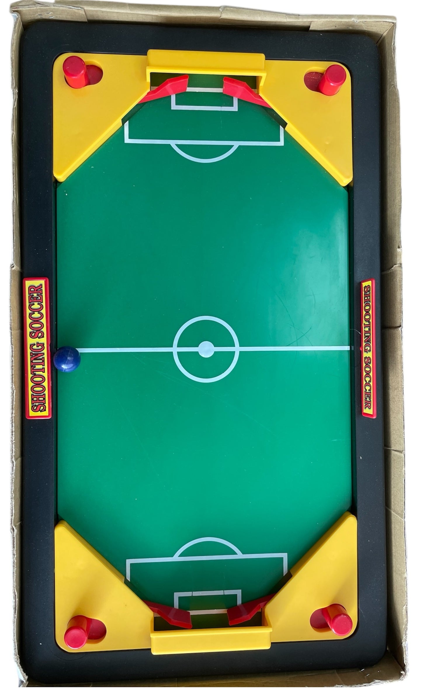 Vintage Cad Valley 1980's - Shooting Soccer Board Game - Fantastic Condition 100% Complete In The Original Box