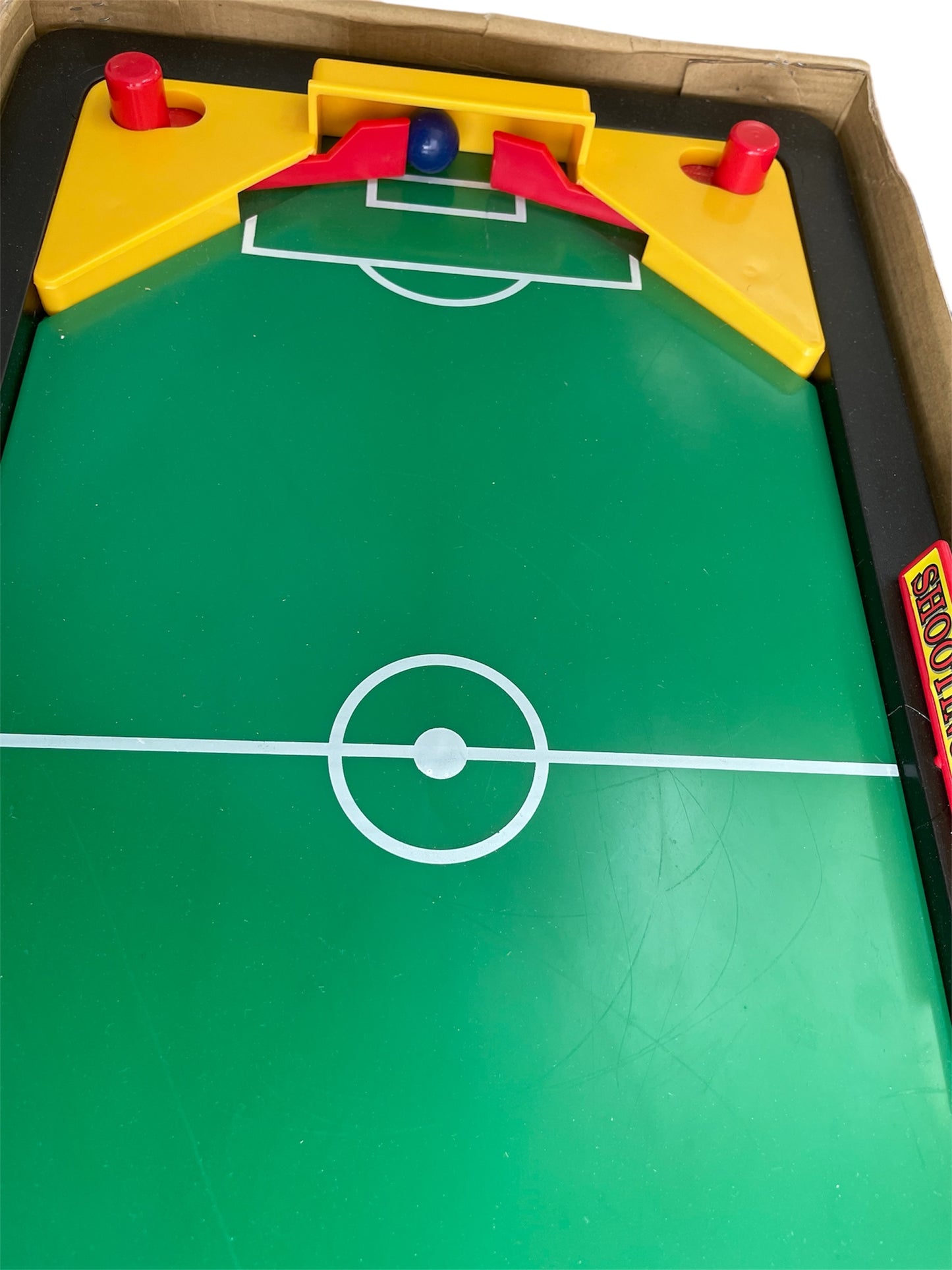 Vintage Cad Valley 1980's - Shooting Soccer Board Game - Fantastic Condition 100% Complete In The Original Box