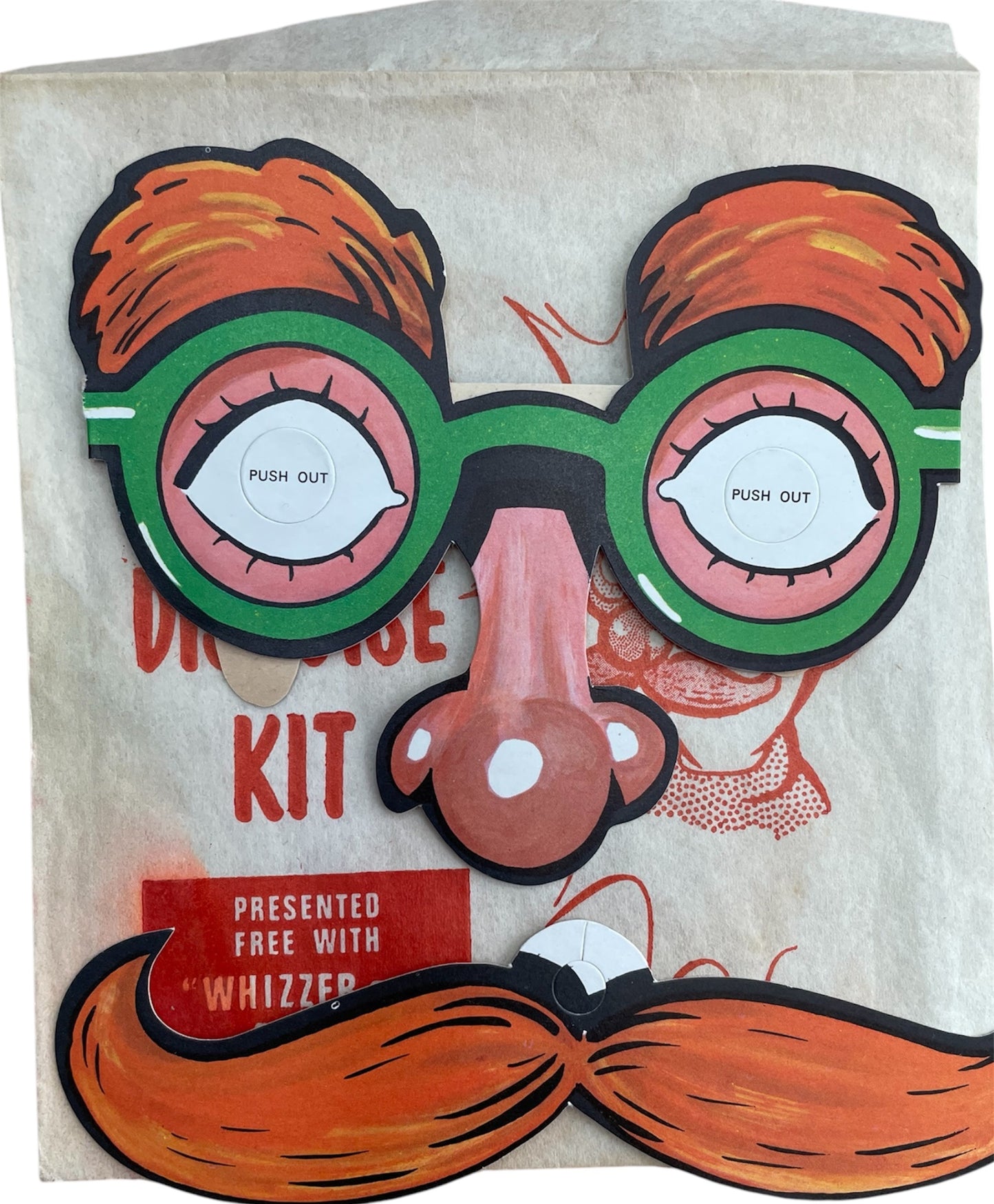 Vintage Whizzer And Chips Weekly Boys And Girls Comic - 28th February 1970 With Free Instant Disguise Kit Gift - Former Shop Stock