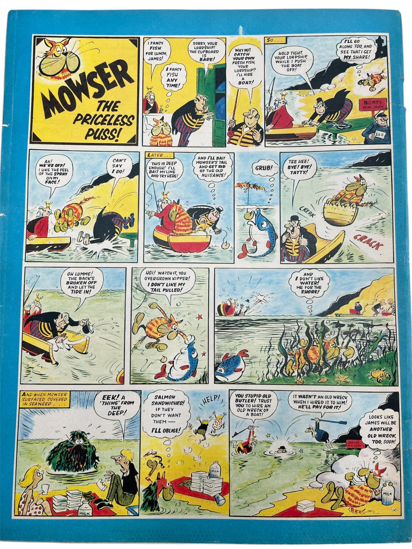 Vintage 1968 Lion And Valiant Special Extra Comic Anthology - Very Good Condition.